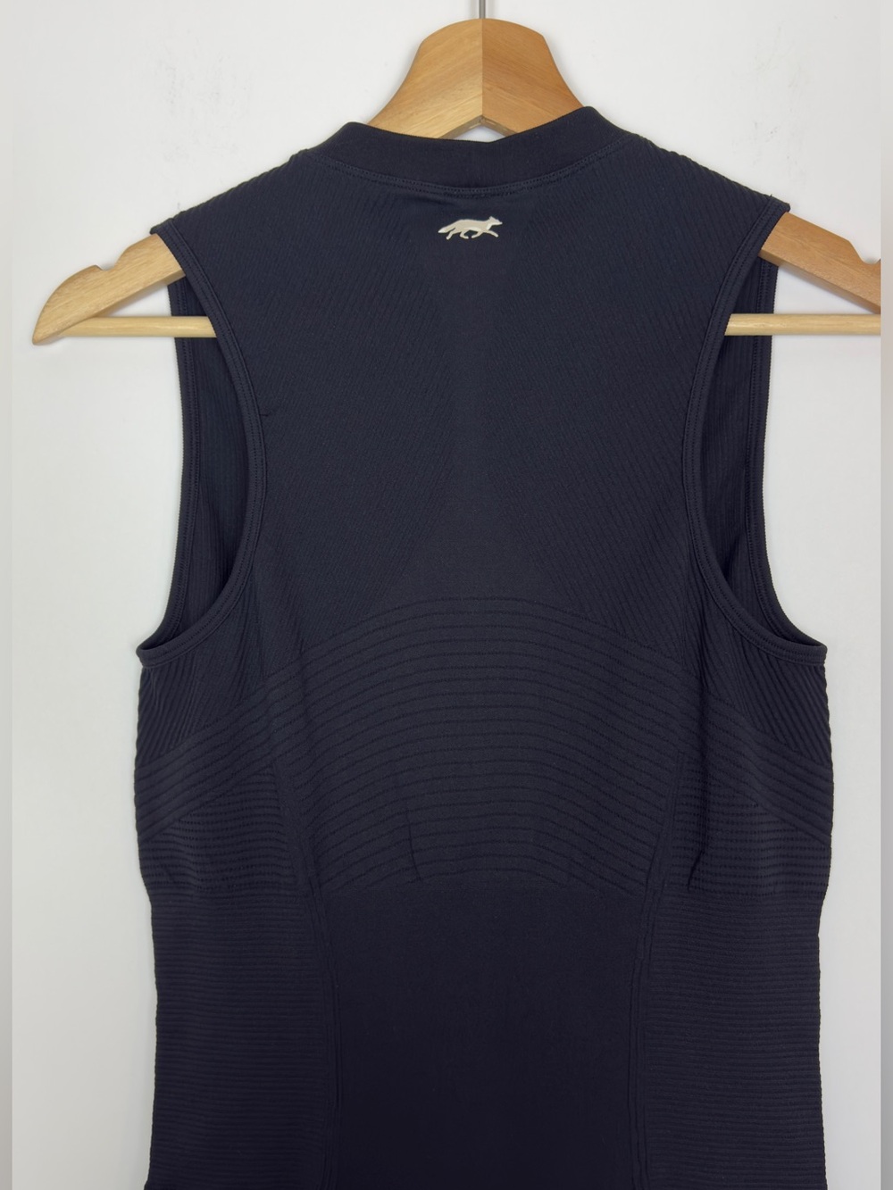 Fore-te Anthropologie Remy Playsuit Romper Black Preppy Athletic Black M/L - Picture 6 of 10